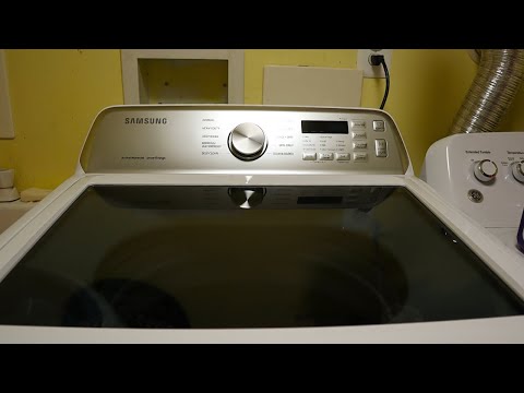 Samsung Top Load Washing Machine Demo | New Owners | WA47CG3500AW