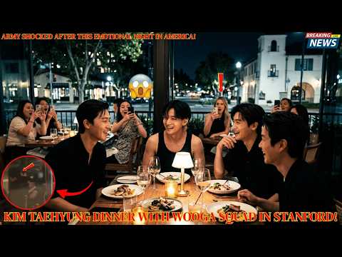 BREAKING NEWS! Kim Taehyung Spotted With Wooga Squad In Stanford & ARMY Gets Emotional !