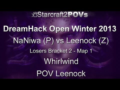 SC2 HotS - DreamHack Winter 2013 - NaNiwa vs Leenock - LBR2 - Map 1 - Whirlwind - Leenock