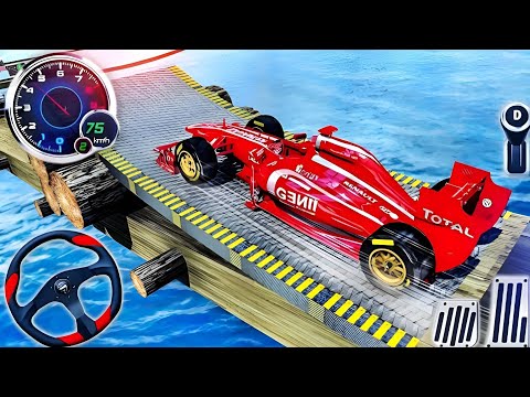 Formula Car Racing Stunts Simulator 3D || Mega Ramp Car Impossible 2022 || Android Gameplay