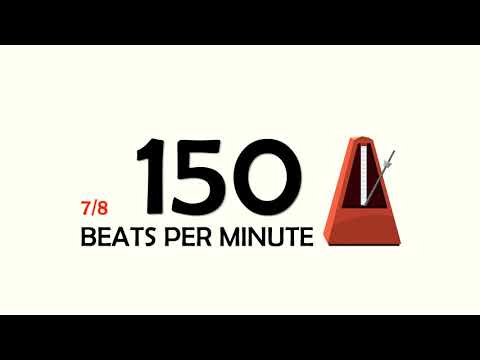 150 BPM 7/8 Metronome