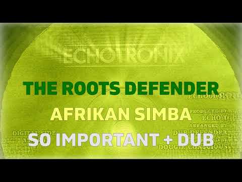 The Roots Defender feat. Afrikan Simba - So Important + Dub (Extended Mix)