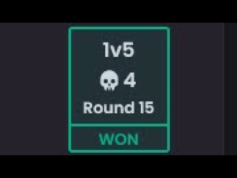 1v5 clutch, ace denied by last CT