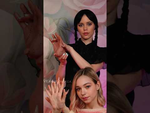 Road to 10M 💎 Hit follow! 🚀 #jennaortega #fakeortega #wednesday #enid #shorts #netflix