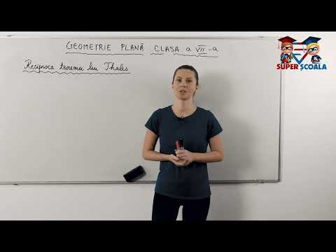 Clasa a VII-a - Reciproca teoremei lui Thales