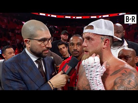 'I think my jaw is broken' Jake Paul After Fight vs. Anthony Joshua | Live Only on @Netflix
