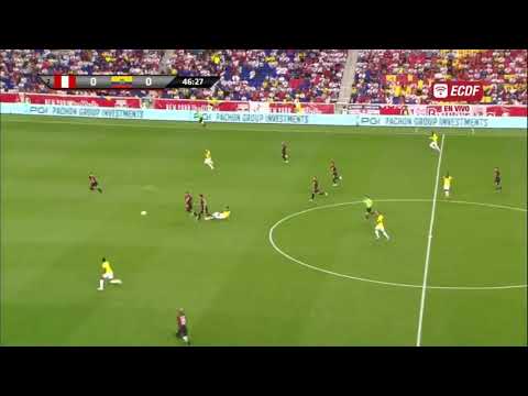 Así fue el gol de Erick Castillo para el triunfo de Ecuador ante Perú.