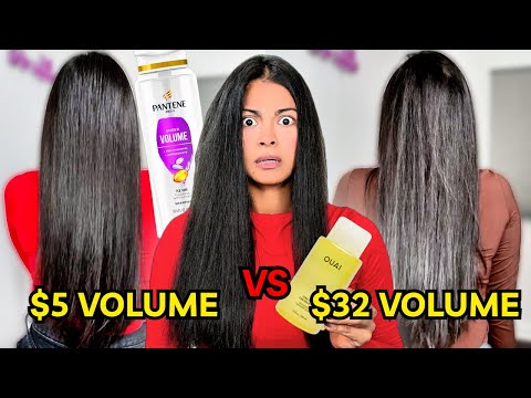 Drugstore Shampoo vs Ouai: Which Gives More Volume? 😱💦
