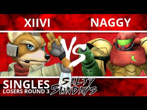 Salty Sunday 40 - Xiivi (Fox) VS Naggy (Samus) - Project M Singles (Losers Round 3)