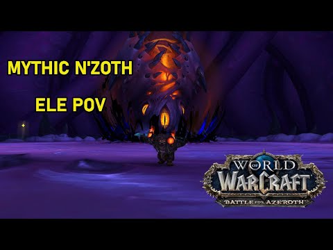 N'zoth Mythic Kill - Sordid Silvermoon (2 day guild) Elemental Shaman Pov