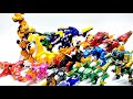 MiniForce SuperDino7 Tarbostorm StegoMagma Pterasky Super10 Tyrannus Rektor Spinos Trihorn Transform