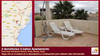 preview picture of video '3 dormitorios 2 baños Apartamento se Vende en Roda Golf And Beach Resort, Roda, Murcia, Spain'