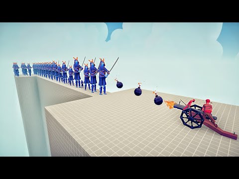 50x SAMURAI GIANT vs EVERY GOD - Totally Accurate Battle Simulator TABS