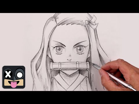 How To Draw Nezuko Kamado | Demon Slayer Step by Step Sketch Tutorial