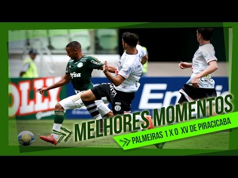 MELHORES LANCES - Palmeiras 1 x 0 XV de Piracicaba - Paulistão 2015