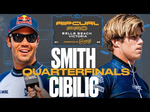 Jordy Smith vs Morgan Cibilic | Rip Curl Pro Bells Beach presented by Bonsoy 2025 - Quarterfinals