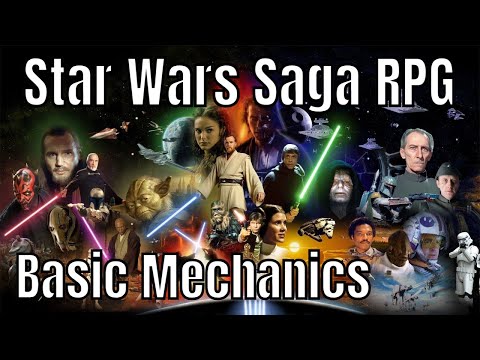Basic Game Mechanics - Star Wars Saga RPG Game Rules #1 🔴#4k LIVE