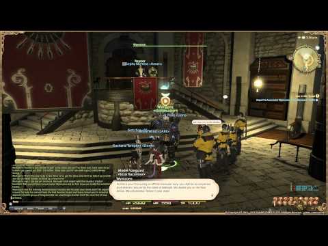 Final Fantasy XIV  A Realm Reborn - Marauder Lv5 Quest - Axe in the Stone