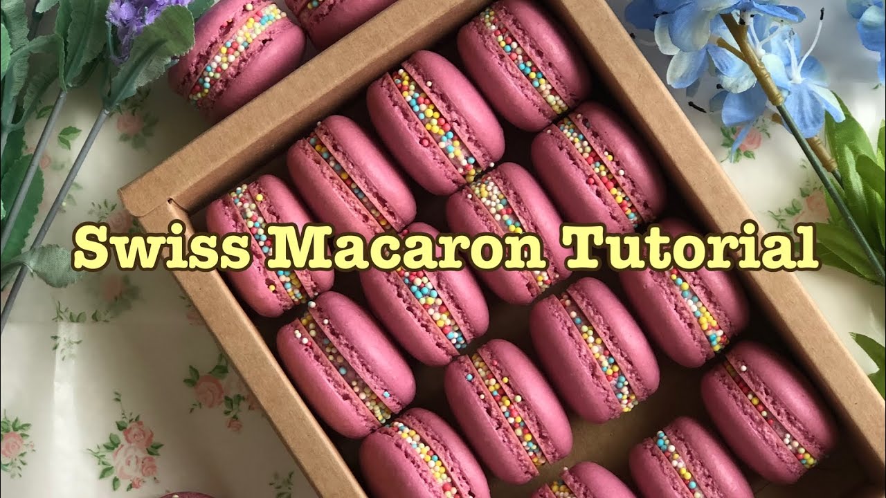Swiss Macarons Tutorial #swissmacaron #macarons #tutorial