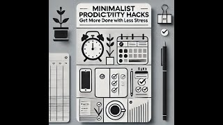 Minimalist Productivity Hacks: Get More Done with Less Stress!
