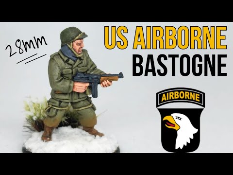 Bolt Action US Airborne Painting Tutorial | Winter | Band of Brothers |
