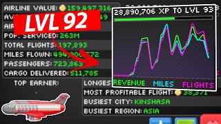 Lvl 92 - Cities, Planes and Stats!