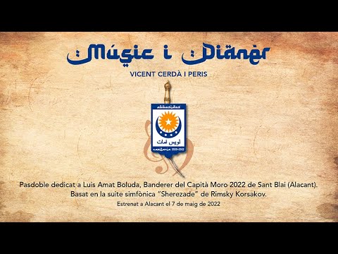 MUSIC I DIANER. Pasdoble de Vicent Cerdà i Peris