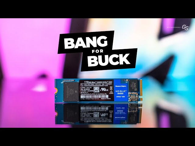 Ổ cứng SSD WD Blue SN550 1TB NVMe PCIe Gen3x4 WDS100T2B0C