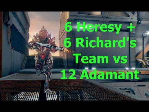 6-man Heresy + 6-man Richard vs Adamant 12-man