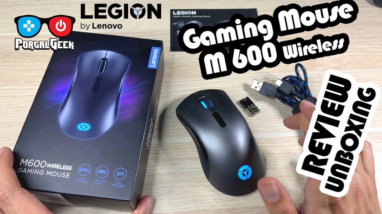 Беспроводная мышь Lenovo Legion M600, белый