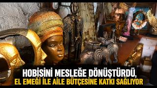  Hobisini Mesleğe Dönüştürdü, El Emeği İle Aile Bütçesine Katlı Sağlıyor
