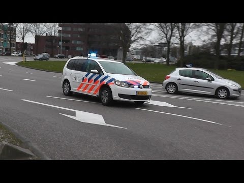 PRIO 1 Politie met hoge Snelheid naar een Aanrijding in Krommenie