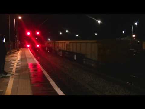 DRS 37422+37424 6C57 NR Engineering Train Lancaster 130119