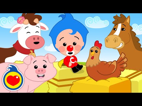 Os Animais Fazem 🐮 🐷 🐔 🐴 | Música Infantil | Um Herói do Coração