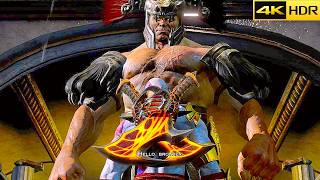 God Of War 3 Kratos Vs Hercules Boss Fight 4K HDR