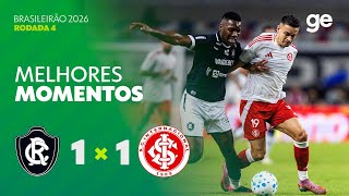 REMO 1 X 1 INTERNACIONAL | MELHORES MOMENTOS | 4ª RODADA BRASILEIRÃO 2026 | ge.globo