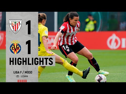 Imagen de portada del video HIGHLIGHTS | Athletic Club 1-1 Villarreal CF | Liga F 2022-23 30. J