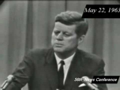 President John F Kennedy's 56th News Conference - May 22, 1963