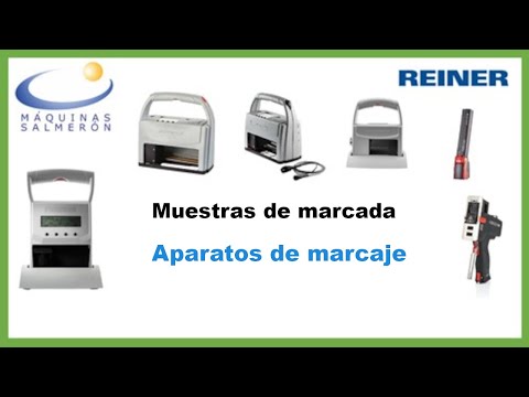Muestras marcada aparatos marcaje sellos REINER