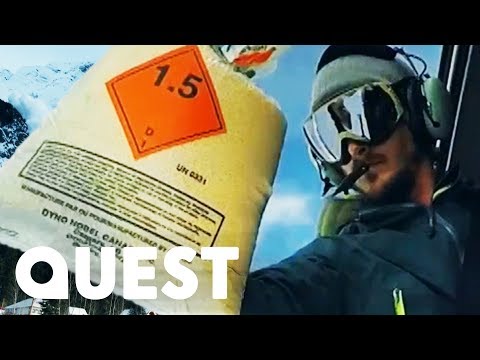 Clearing An Avalanche Using Explosives! | Rocky Mountain Railroad