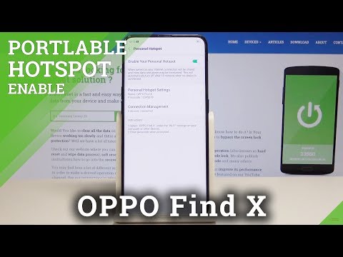 How to Use the Portable Hotspot in OPPO Find X - Share Internet Connection