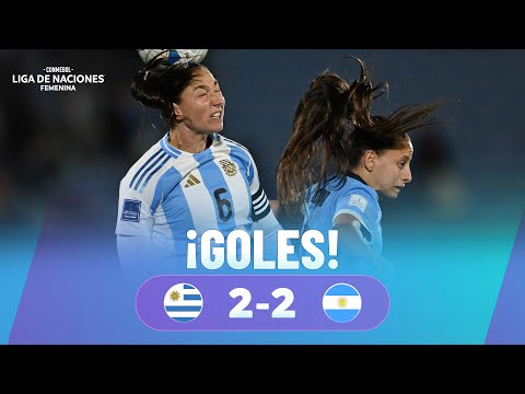 GOLES | URUGUAY vs. ARGENTINA | CONMEBOL LIGA DE NACIONES FEMENINA
