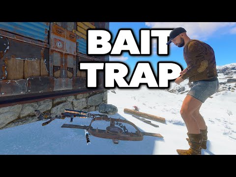 BAIT TRAP OUTSIDE A CLAN BASE! - Rust SOLO EP 1 (Building A NEW HOME!)