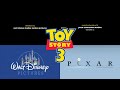Walt Disney Pictures Pixar Toy Story 3 Closing Logos 2010