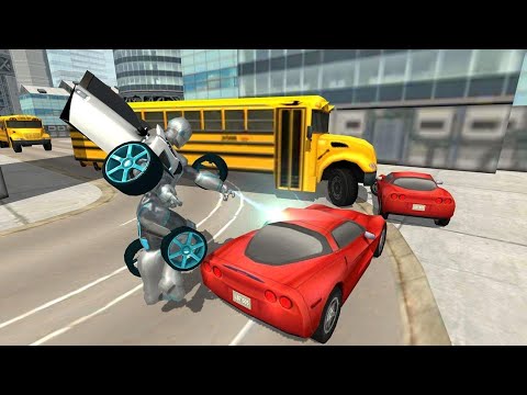flying car robot simulator #1// Android Gameplay HD