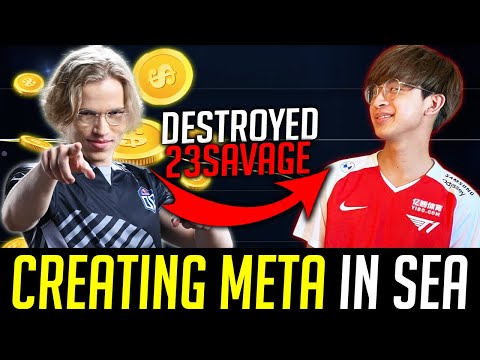 Topson creating NEW META in SEA - CANCER hero vs 23savage DOTA 2