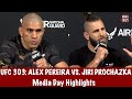 UFC 303 Alex Pereira Jiri Prochazka 2 Media Day Highlights