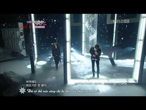 [TVXQ!'s Uncps][ Vietsub + Kara] 110107 Music Bank - DBSK How can I