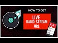 How to get live stream url of radio stations | Internet