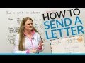 How to send a letter in English